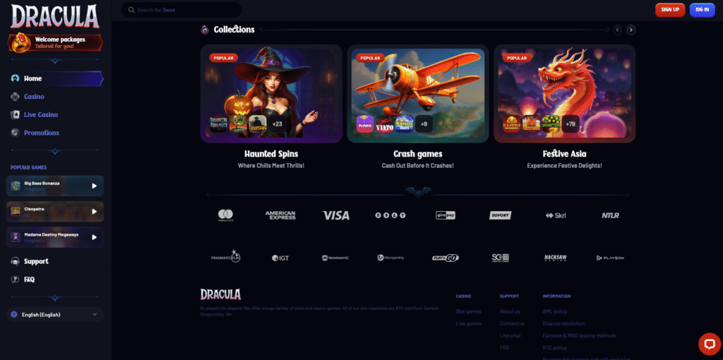 New non UK casino site